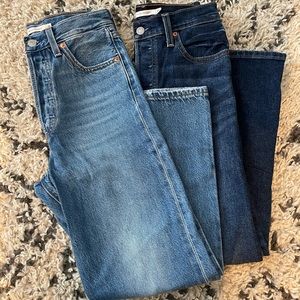 Ribcage Straight Levi’s like new